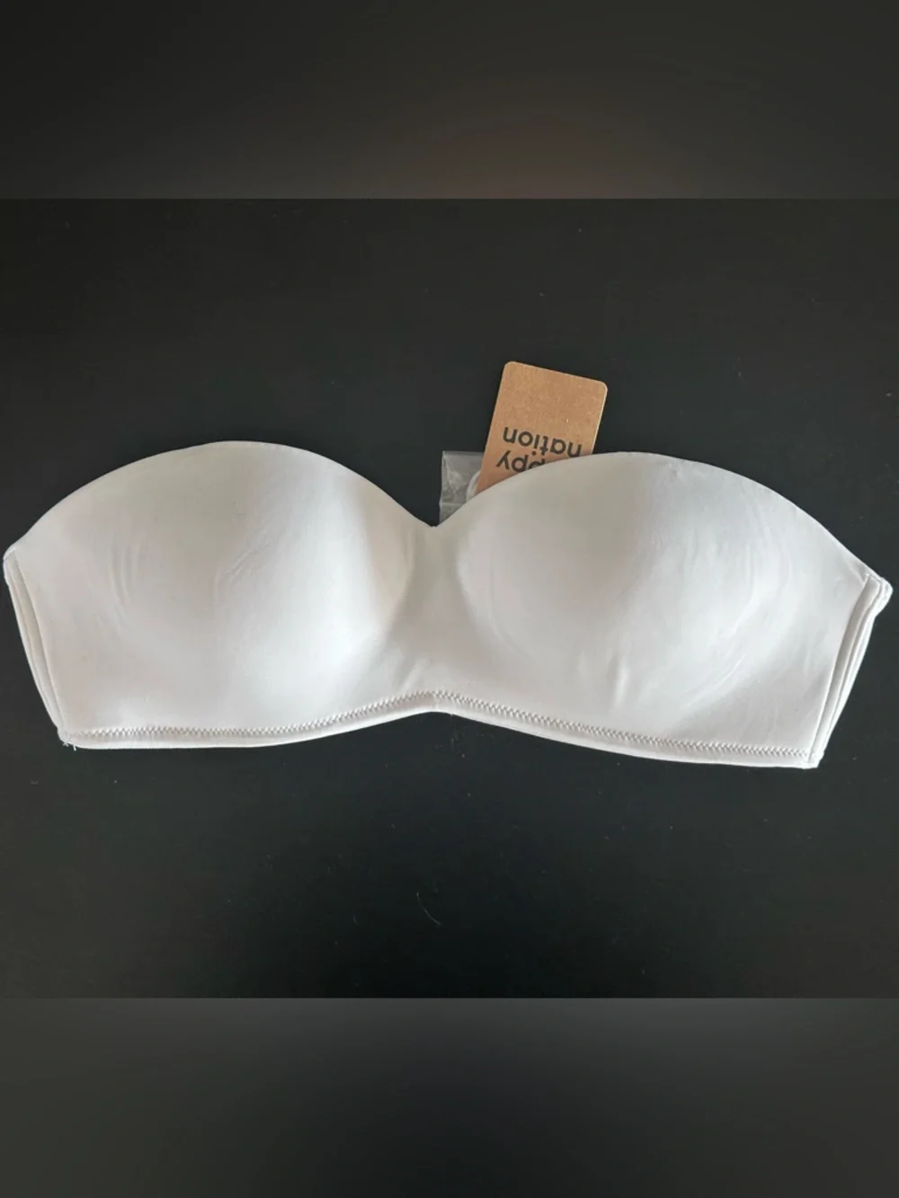 Strapless Smooth Molded Cup Bra - White - Picture 1 of 2